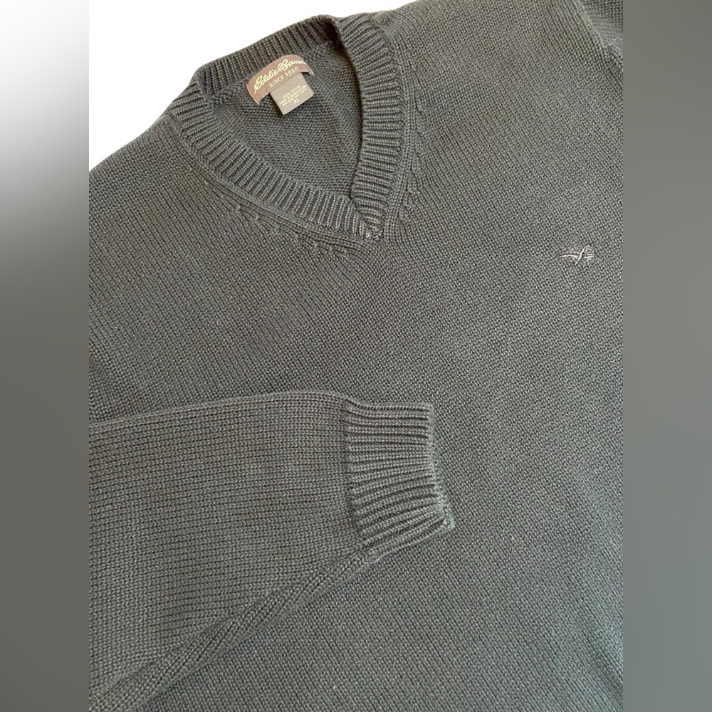 Eddie Bauer Sweater Men’s XL Cotton Winter Dad Grandpa 90s Preppy Coastal Casual